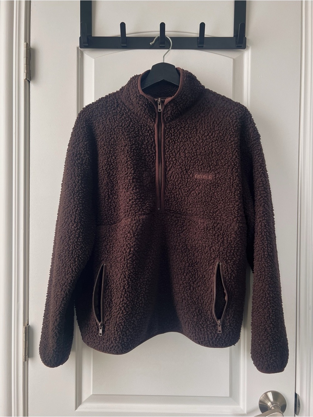 Skims Sherpa Fleece Quarter Zip